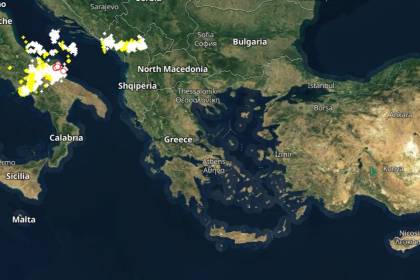 Blitzortung Live-Καταιγίδες στην Ελλάδα