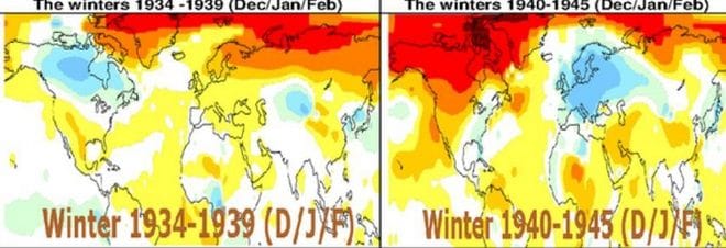 Μετεωρολογικές συνθήκες 1940