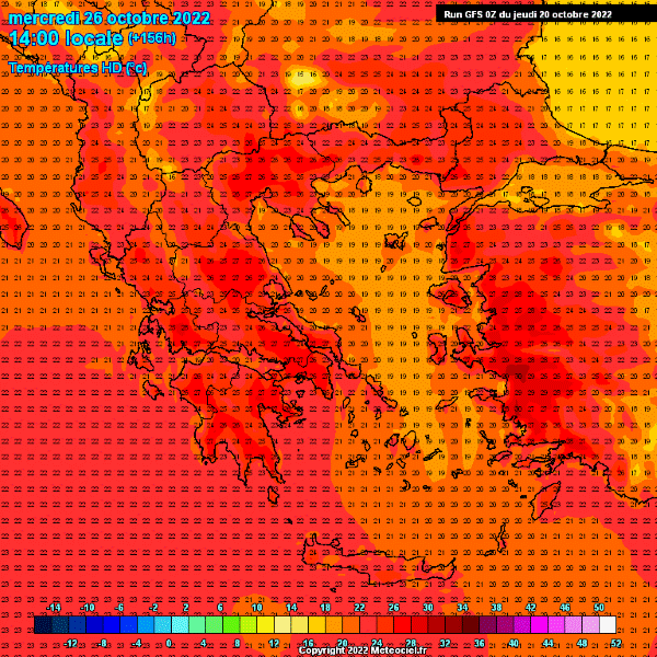 Χάρτης θερμοκρασίας