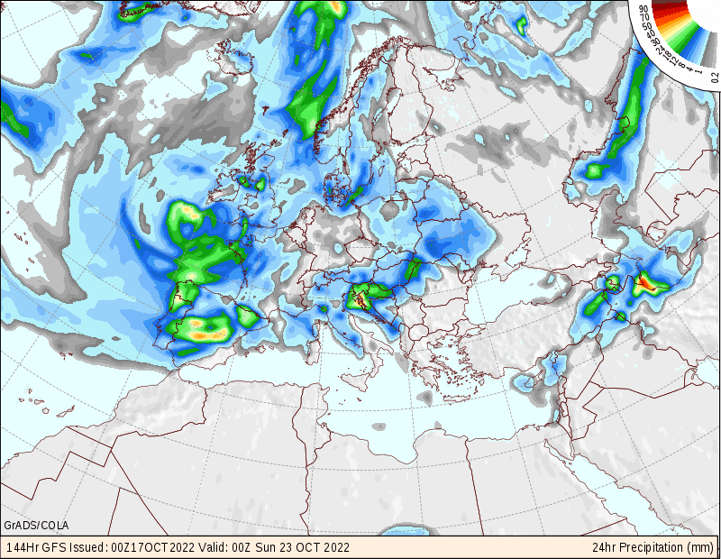 Χάρτης βροχής