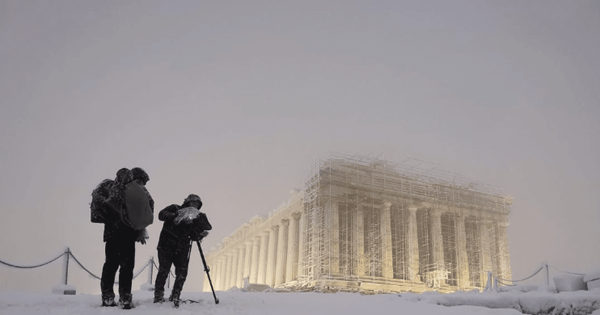 Χιόνια Ακρόπολη
