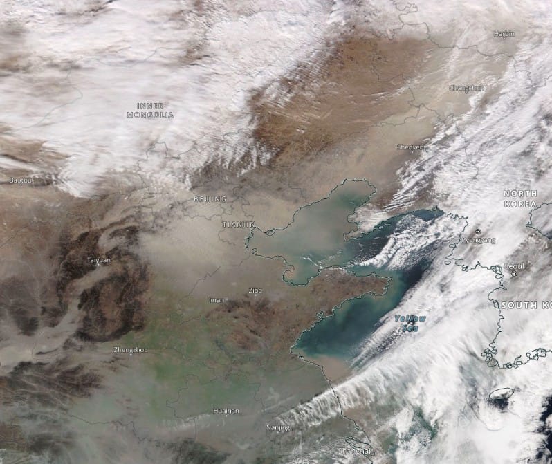 Θύελλα σκόνης στο Πεκίνο