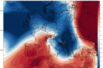 ECMWF χάρτης ισοβαρών