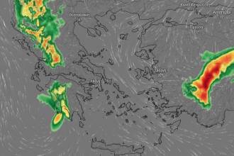 χάρτης βροχής