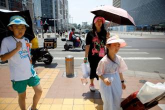 Καύσωνας στην Κίνα