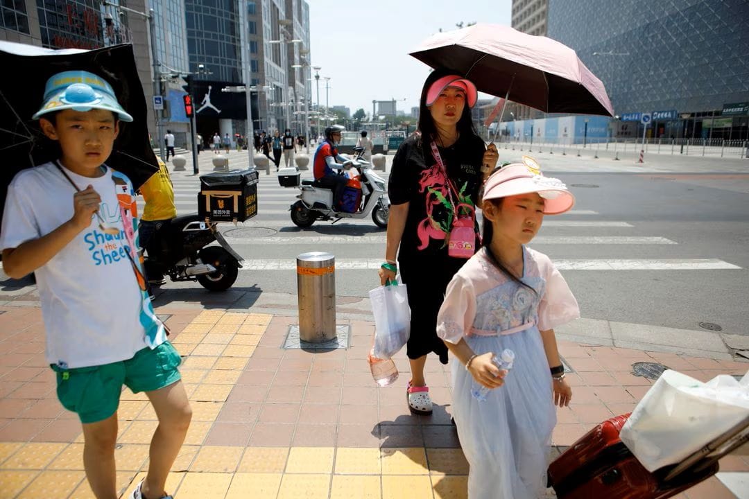 Καύσωνας στην Κίνα