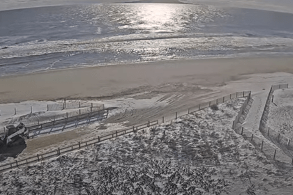 Ocean City Maryland live cam showing beach and oceanfront view