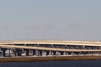 Somers Point live cam showing Garden State Parkway Bridge over Great Egg Harbor River