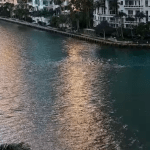 Miami River live cam showing Brickell Avenue Drawbridge and city skyline