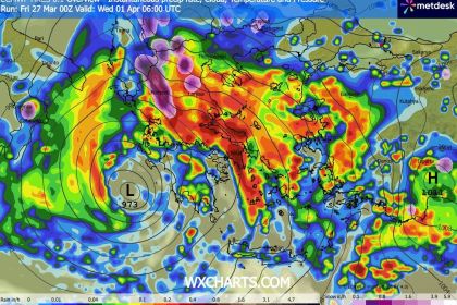 βαρομετρικό χαμηλό Μεσόγειος κακοκαιρία