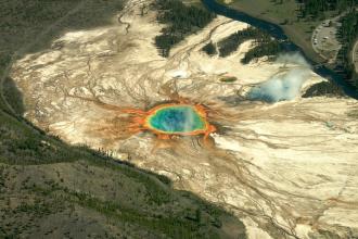 Kikai caldera underwater volcanic structure showing magma reservoir beneath Japan