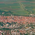 Nordlingen πόλη κρατήρας μετεωρίτη Γερμανία