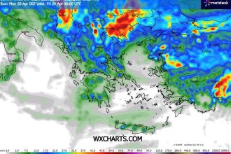Ήπιος ανοιξιάτικος καιρός πριν από μεταβολή με νεφώσεις και επερχόμενη κακοκαιρία