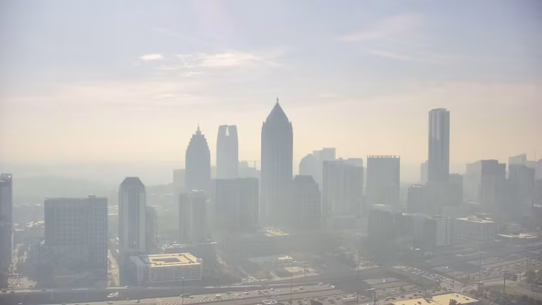 Wildfires in Georgia have burned over 27,000 acres, sending thick smoke into Atlanta