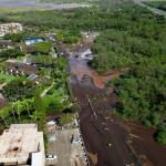 severe flooding in Hawaii after Kona storms with damaged homes and roads