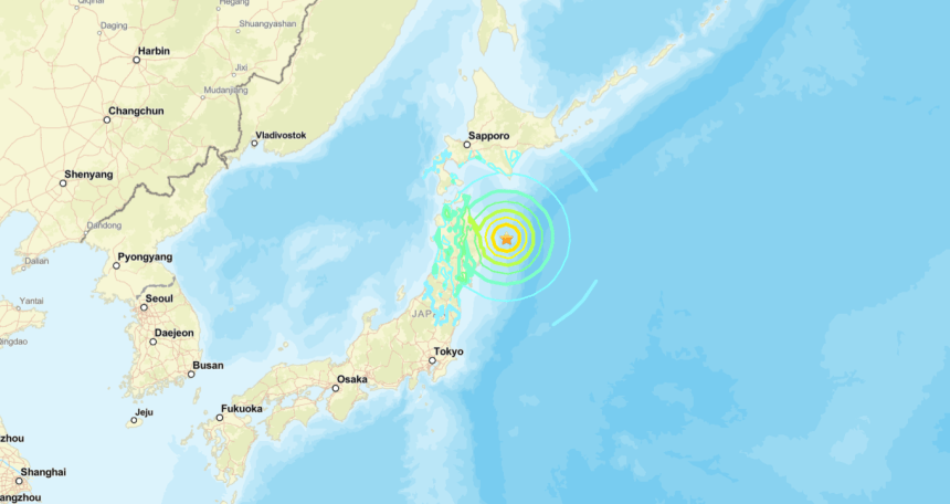 M 7.4 - 100 km ENE of Miyako, Japan
